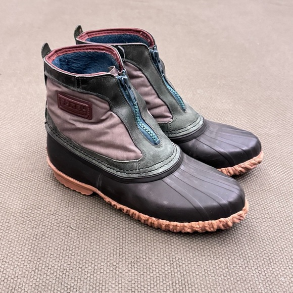 Vintage Sorel Front Zip Fleece Lined Boots - Picture 3 of 12